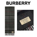 バーバリーBURBERRY メンズ マフラー 3913731 0260B CHARCOAL ブラック グレー 海外輸入新古品