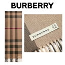 バーバリーBURBERRY ウール スカーフ 3800473 2522B SMOKED-TR カーキ 海外輸入新古品