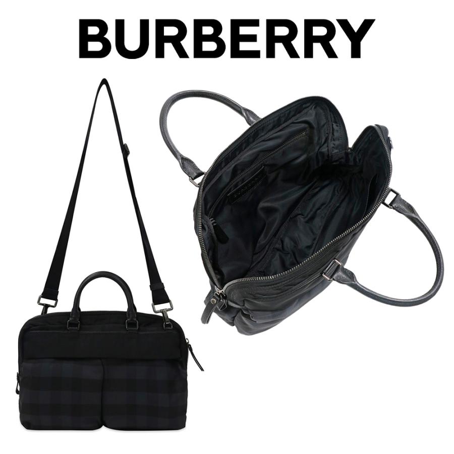 ブリーフケース バーバリーBURBERRY メンズ ブラック ブリーフケース 3890799 0010T BLACK 海外輸入新古品