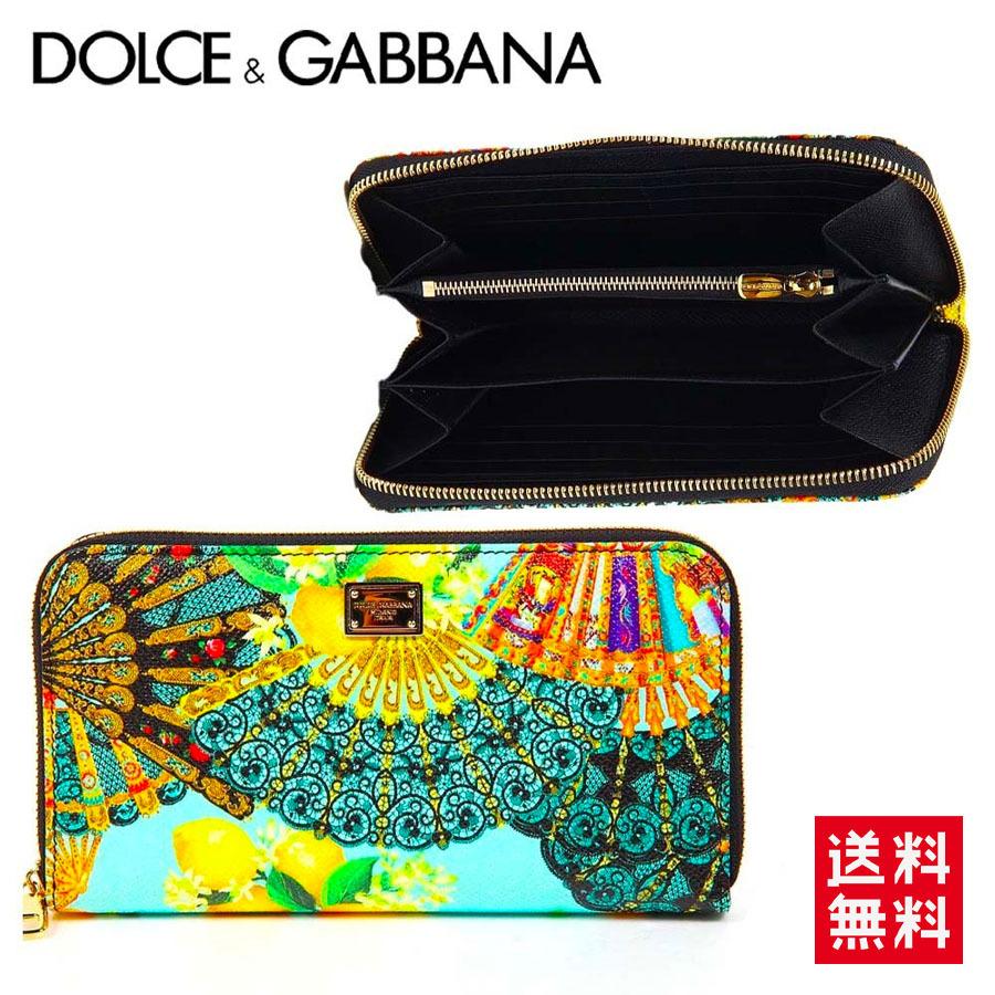 ドルガバ 財布（レディース） ドルチェ＆ガッバーナ Dolce&Gabbana レディースロングウォレット BI0473 AP352 8F825 海外輸入新古品