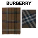 バーバリー マフラー（メンズ） バーバリー BURBERRY メンズ マフラー 3828305 2522B SMOKED-TR スモーク 海外輸入新古品