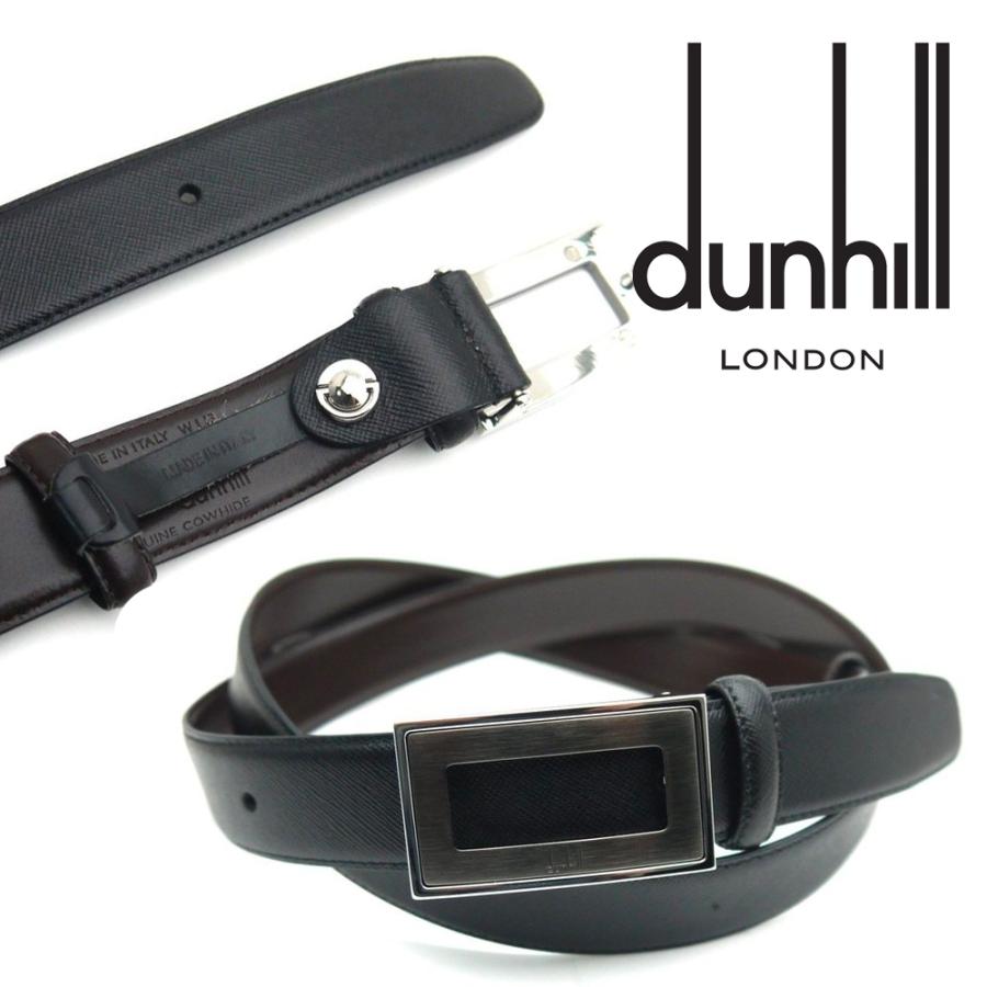 ダンヒル ダンヒル Dunhill メンズ ブラック ベルト BPR220A42 海外輸入新古品