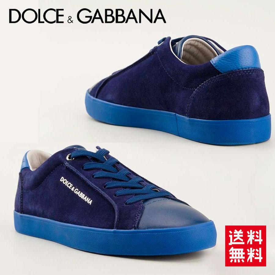 ドルチェ＆ガッバーナ Dolce&Gabbana メンズスエードスニーカー CS1214 AP086 89903 海外輸入新古品