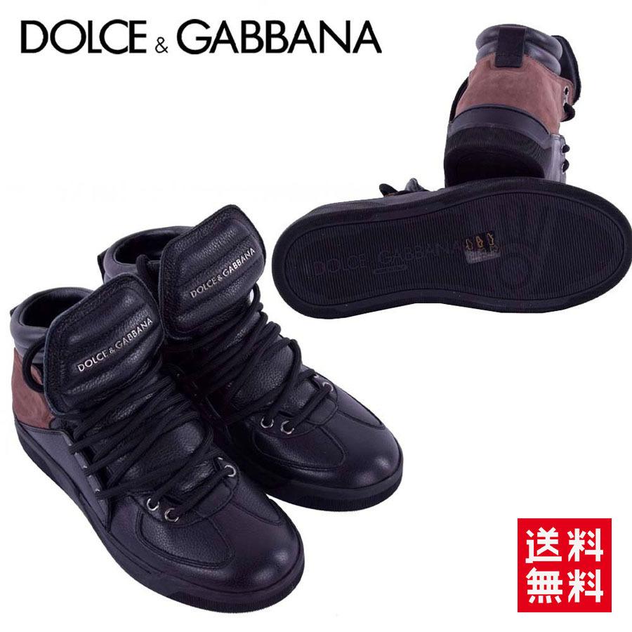 ドルチェ＆ガッバーナ Dolce&Gabbana メンズハイカットスニーカーCS1234 AT551 8B956 海外輸入新古品