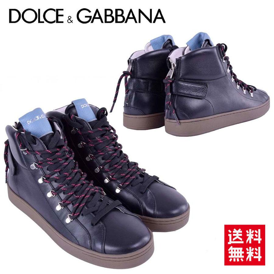 ドルチェ＆ガッバーナ Dolce&Gabbana メンズハイカットスニーカー CS1247 AP144 80999 海外輸入新古品