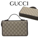 グッチ 長財布（メンズ） グッチ GUCCI メンズ ブラウン キャンバス 長財布 336298 KGD6R 9643 ブラウン 海外輸入新古品