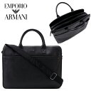 エンポリオ アルマーニ ブリーフケース エンポリオアルマーニ EMPORIO ARMANI ブラック ハンドバッグブリーフケース 06229Q712 海外輸入新古品