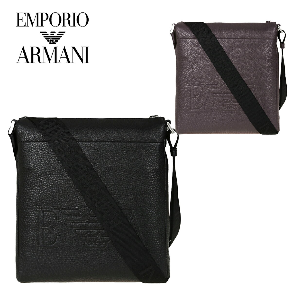 エンポリオアルマーニ EMPORIO ARMANI メンズ ショルダーバッグ YEME92 YH185 80001/YEME92 YH185 80397 2色 海外輸入新古品