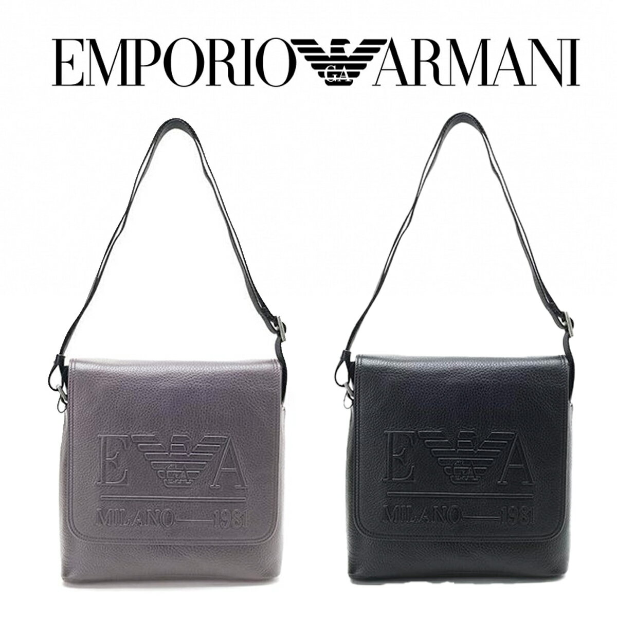 エンポリオアルマーニ EMPORIO ARMANI メンズ ショルダーバッグ YEMD31 YH185 80001/YEMD31 YH185 80397 2色 海外輸入新古品