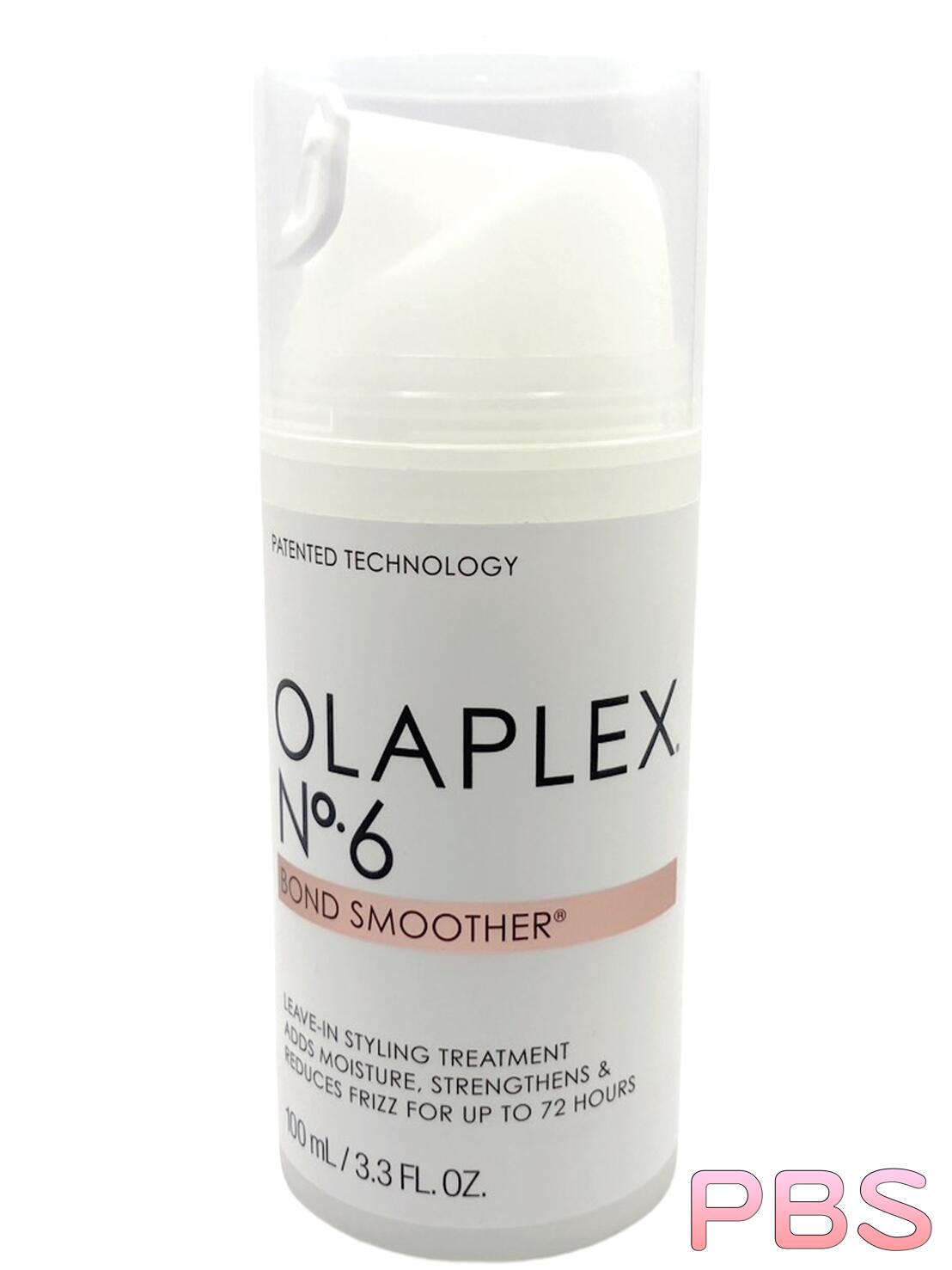 Rakuten - 【ポイント10倍】 オラプレックス No.6 ボンドスムーサー 100ml OLAPLEX ダメージケア トリートメント リペア 修復 補修 保護 ハイダメージ 髪質改善 傷んだ 熱処理 縮毛矯正 ボトル 本体 トライアル お試し 洗い流さない アウトバス トリートメント 【正規品】