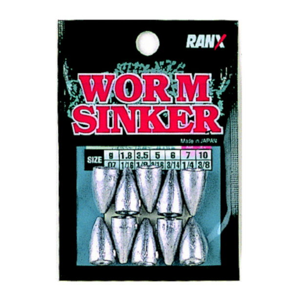 タカタ ランクス ワームシンカー 1／4 オンス【メール便】