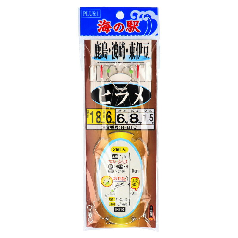 海の駅 ヒラメ 鹿島・波崎・東伊豆 H-810 針18号