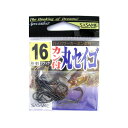 【楽天スーパーSALE!!エントリー&3点購入で最大P28倍!】ささめ針 カン付丸セイゴ RI−05 16号 11本入 ブラック