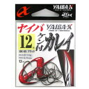 【3点購入で最大P28倍!】ささめ針 ヤイバX ヤイバケン付カレイ XK-05 12号 ブラック【メール便】