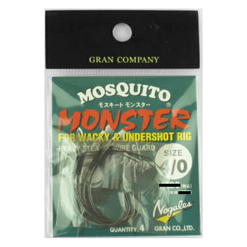 バリバス ノガレス モスキートモンスター ＃4／0 NSブラック【メール便】