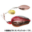 【3点購入で最大P28倍!】ボトムアップ スピナーベイト チビーブル 1/4oz DW S412 バーニングシャッド【メール便】