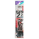 【3点購入で最大P28倍!】ささめ針 糸付 グレ GA106 針2号-ハリス2号 白【メール便】