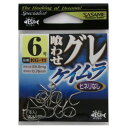 【3点購入で最大P28倍!】ささめ針 喰わせグレ ケイムラ6号【メール便】