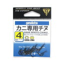 【3点購入で最大P28倍!】がまかつ カニ専用チヌ 4号 黒【メール便】