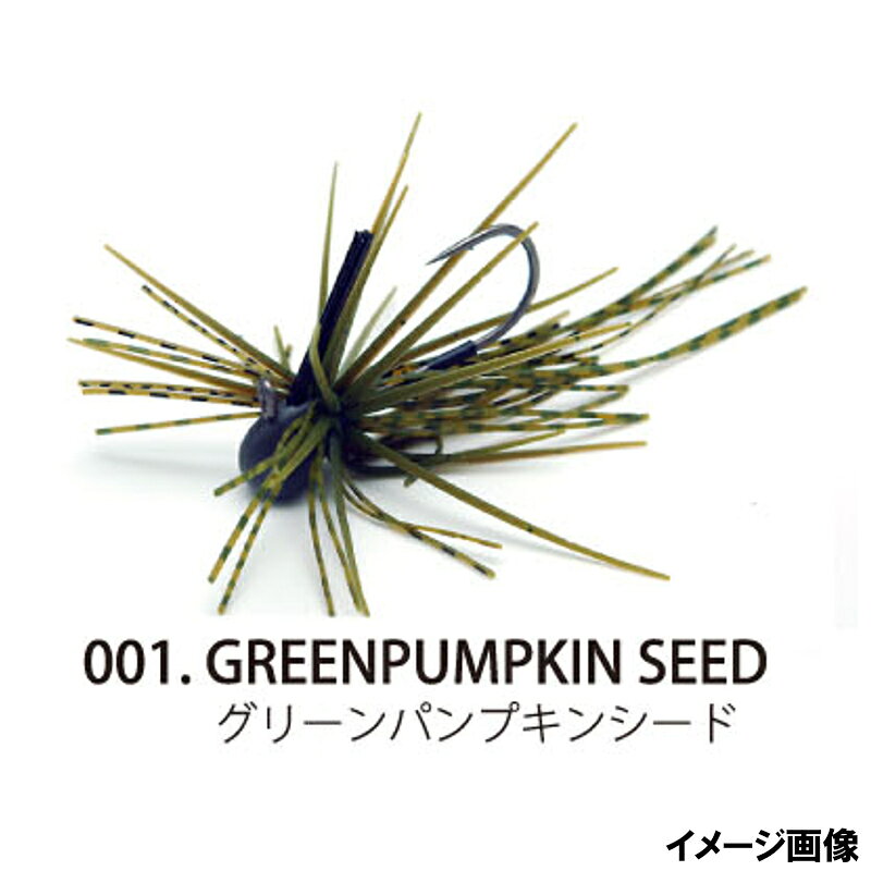  レイドジャパン ラバージグ EGU DAMA Type-LEVEL ヘビーウェイトモデル 7g 001.グリーンパンプキンシード
