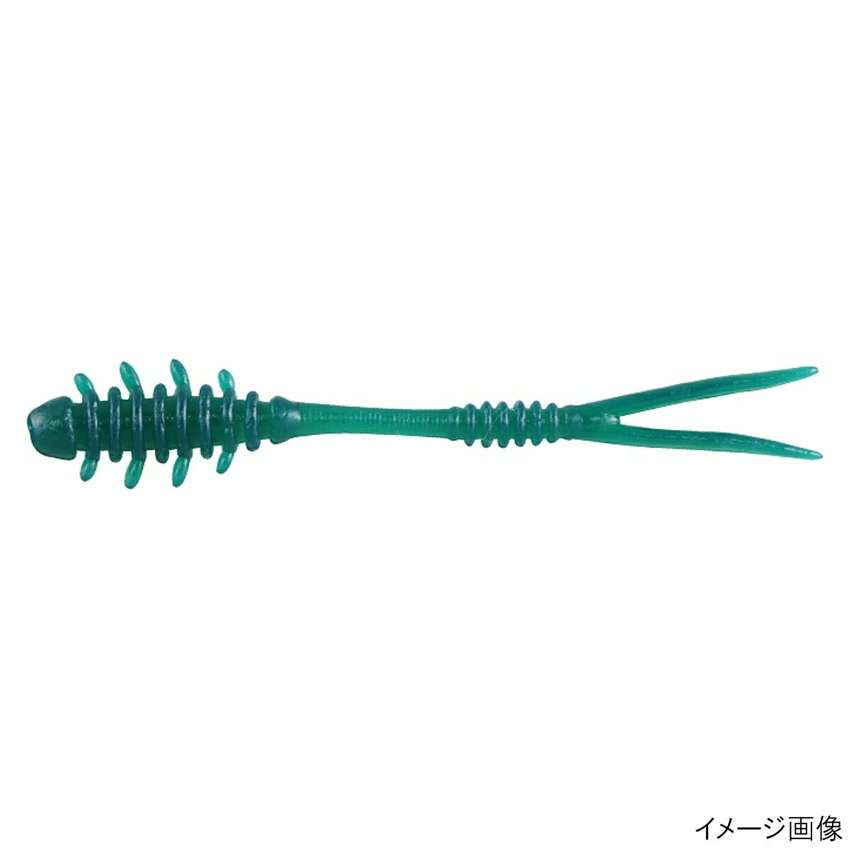 ジャッカル ワーム アミアミ 1.5インチ ステルスグリーン【メール便】