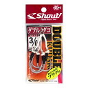 【3点購入で最大P28倍!】シャウト ダブルクダコ 329DK #3/0【メール便】