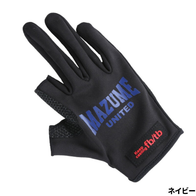 オレンジブルー 防寒ウェア マズメ ライトグローブ ウインター M ネイビー MZGL-F673