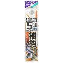 【3点購入で最大P28倍!】ささめ針 糸付 袖鈎 AA403 針5号-ハリス0.8号 イブシ【メール便】