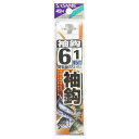 【3点購入で最大P28倍!】ささめ針 糸付 袖鈎 AA403 針6号-ハリス1号 イブシ【メール便】