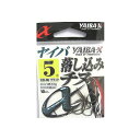 【3点購入で最大P28倍!】ささめ針 ヤイバX ヤイバ落し込みチヌ XO−05 5号 10本入 ブラック【メール便】