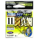 【3点購入で最大P28倍!】ささめ針 闘真鯛 DGM33 11号 ゴールドフッ素【メール便】