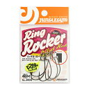 【3点購入で最大P28倍!】ささめ針 ジャングルジム リングロッカー J403 #1 ブラック【メール便】