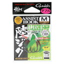 がまかつ アシストフック 陸ジグライト ダブル M【メール便】