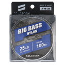 【3点購入で最大P28倍!】東レ ソラローム ビッグバス ナイロン 100m 25lb ナチュラル