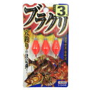ささめ針 ブラクリ VE803 3号 3個入【メール便】