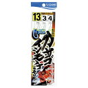 【3点購入で最大P28倍!】ささめ針 Dー519イシモチ・カサゴ五目 ケイムラフック14【メール便】