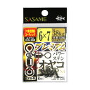 【3点購入で最大P28倍!】ささめ針 プレミアムパワーステンオヤコ 210-M 6×7【メール便】