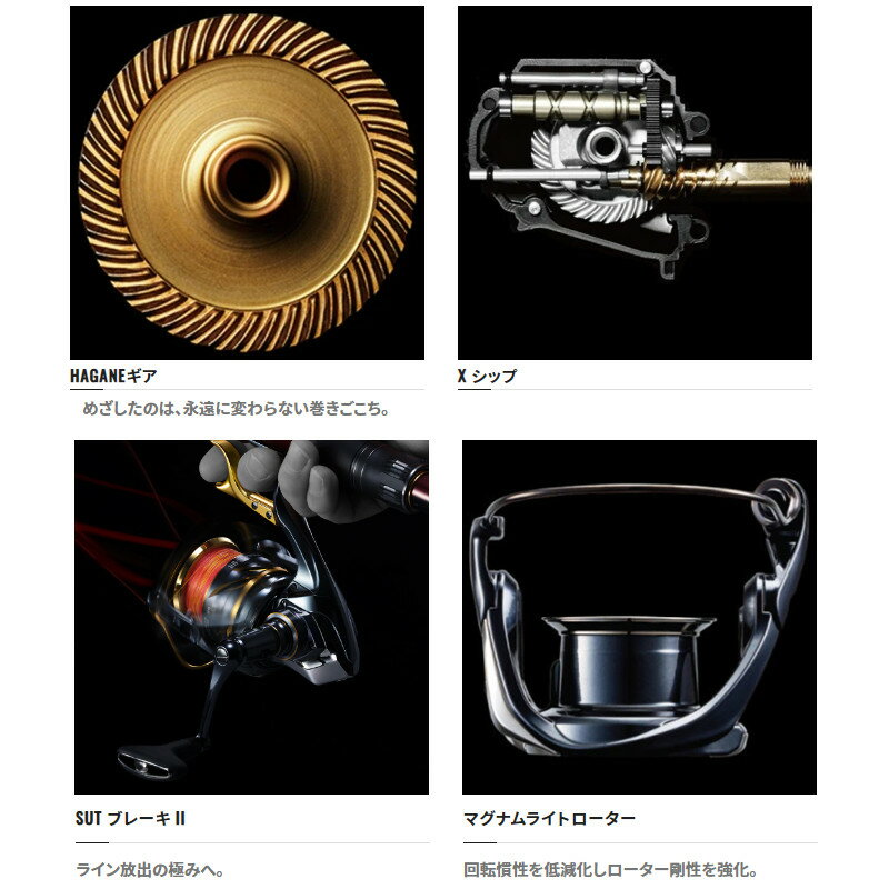 いただく シマノ レバーブレーキ付きスピニングリール BB-X ハイパーフォース 2500DXXG S R 22年モデル：釣具のポイント東日本　店 サイトおよ