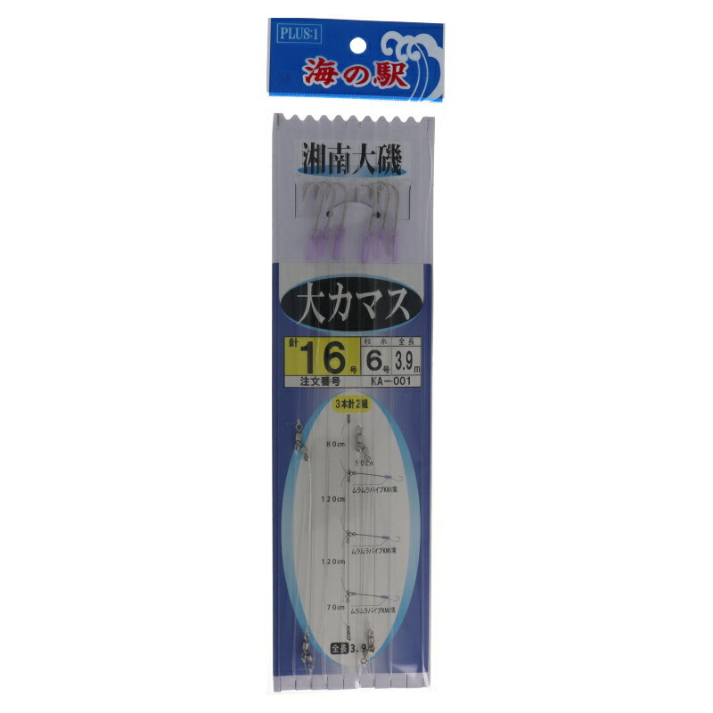 海の駅 大カマス 湘南大磯 針16号-枝糸6号 KA-001【メール便】