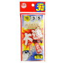 大漁サビキ JI-104 針10号-ハリス3号 白スキン【メール便】