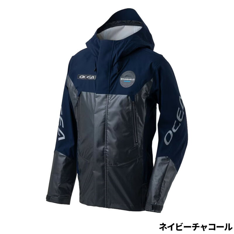シマノ ウェア オシアイージーケア ジャケット 05 M ネイビーチャコール RA-070Z