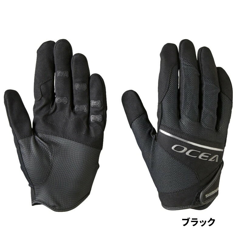シマノ グローブ オシア ベーシック グローブ M ブラック GL-003V【ゆうパケット】