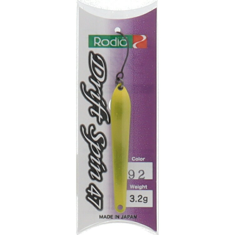 ロデオクラフト ルアー RCドリフトスピン47 3.2g 92 透過チャート/裏グロー【ゆうパケット】