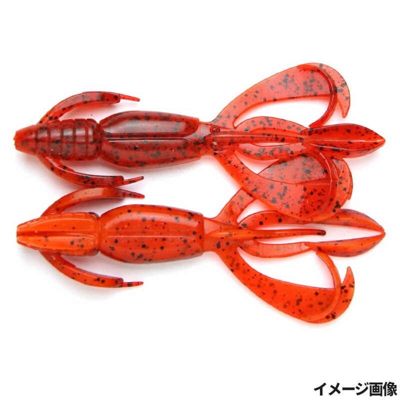 Rakuten - ケイテック ワーム クレイジーフラッパー 2インチ 407 デルタクロー【ゆうパケット】