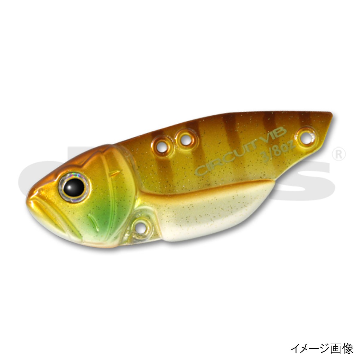 【5日限定!3点購入で最大5000p!】デプス ルアー サーキットバイブ 3/8oz #03マスタードギル【ゆうパケット】