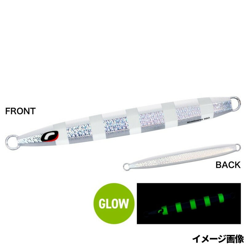 乐天商城 - 【スーパーSALE！最大P10倍&お得なクーポン配布中！】シマノ ジグ オシア シックスライド 160g 008 Sゼブラグロー JV-F16Y