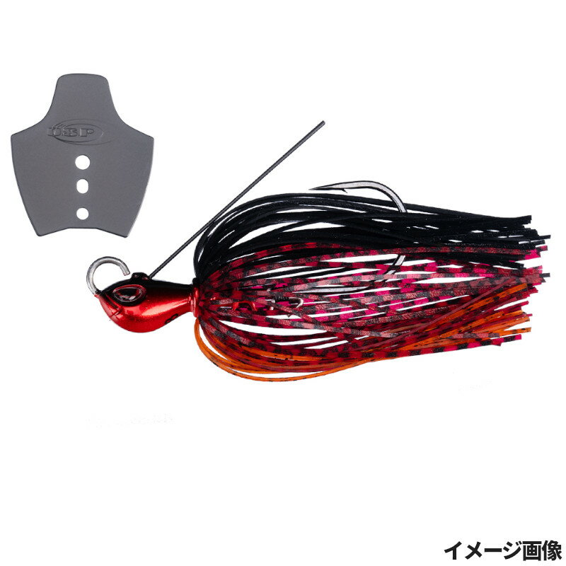 オーエスピー ルアー メタルブレードジグ 3/16oz BJ57 レッドブラック【ゆうパケット】