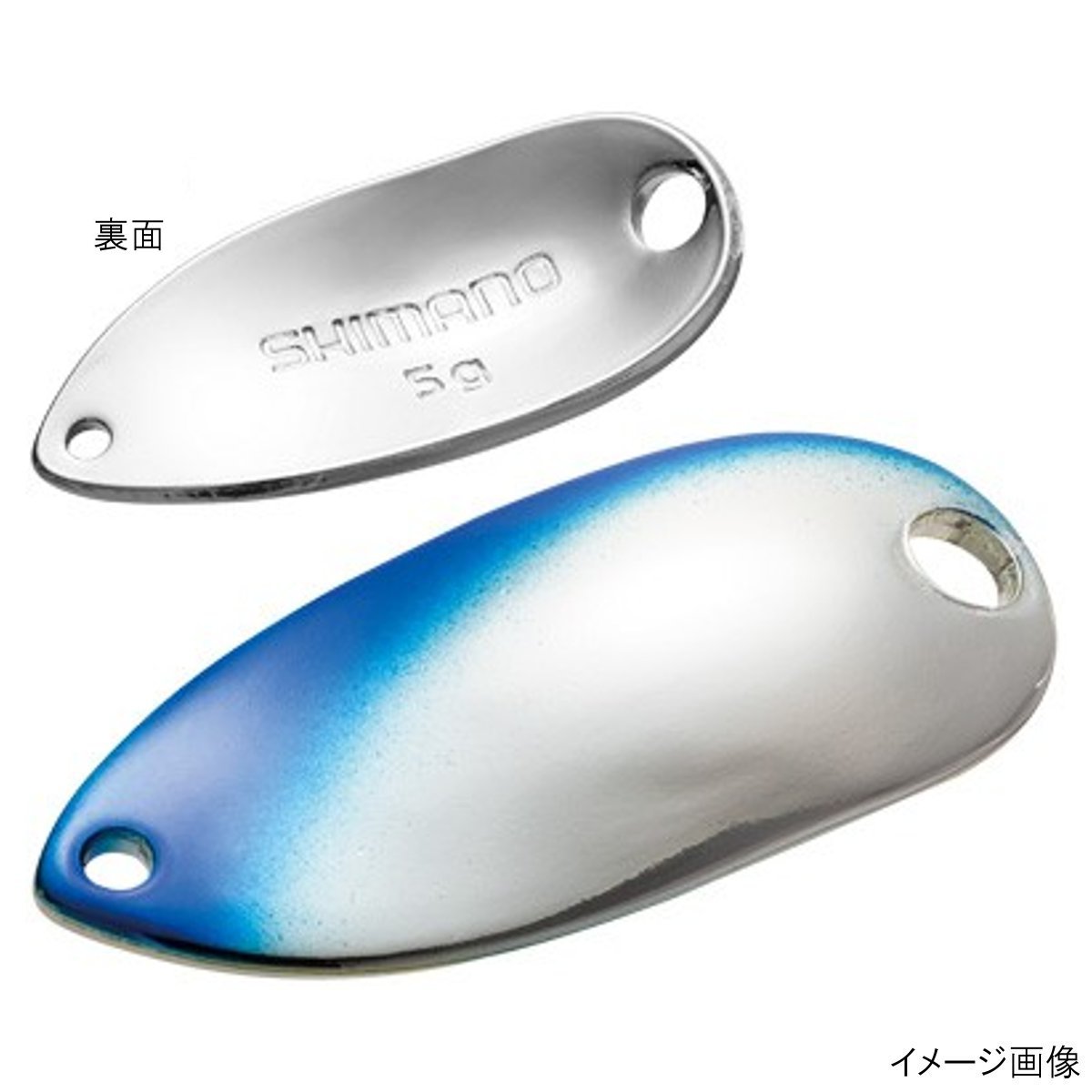 【3点購入で最大P28倍＆お得なクーポン配布中！】シマノ ルアー カーディフ ロールスイマー プレミアムメッキ TR-M50R 5g 76T ブルーシルバー