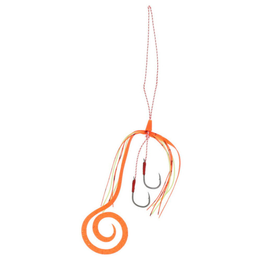 【現品限り】 ファルケン R タイラバスペアフックセット カーリー オレンジゴールド【ゆうパケット】