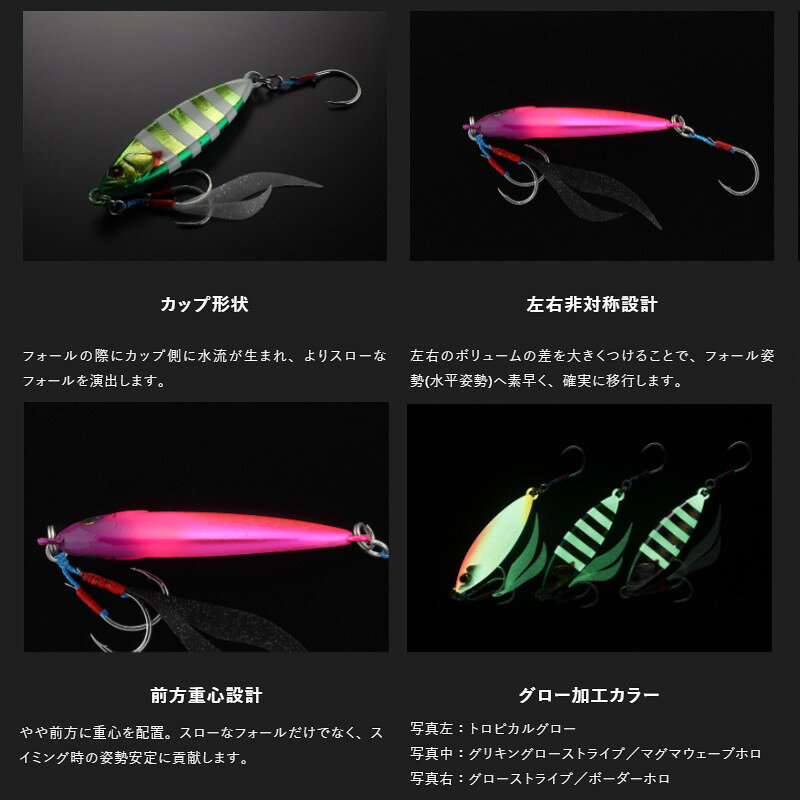 フラッグトラップ リーフ 80g グリキン/ボーダーホロ の商品画像2枚目